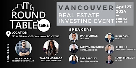 Real Estate Investing Event - Vancouver