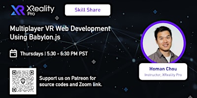 Skill Share: Multiplayer VR Web Development Using Babylon.js primary image