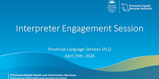 Interpreter Engagement Session primary image