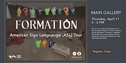 Immagine principale di Formation American Sign Language (ASL) Tour 