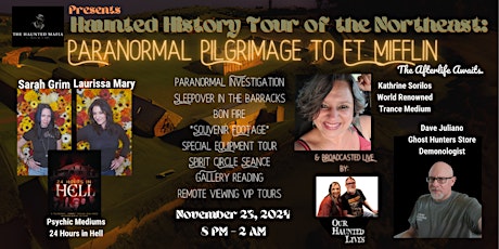 Haunted History Tour: Paranormal Pilgrimage to Ft Mifflin