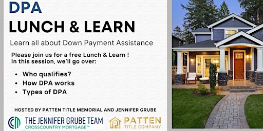 Hauptbild für Down Payment Assistance Lunch & Learn