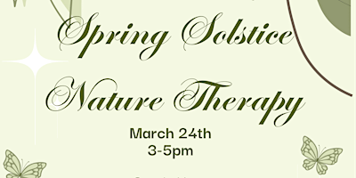 SPRING EQUINOX NATURE THERAPY primary image