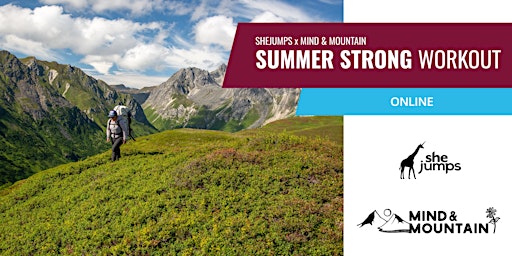 SheJumps x Mind & Mountain | Summer Strong | Online primary image