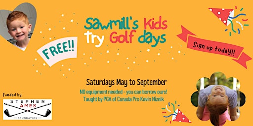 Imagem principal do evento Sawmill 's Kids Try Golf Days