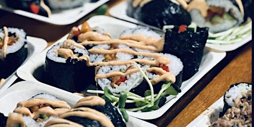 Immagine principale di Rolling with the Veggies: Vegan Sushi Class with Chef Sil 
