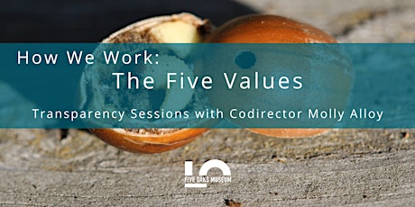 Imagem principal do evento How We Work: The Five Values