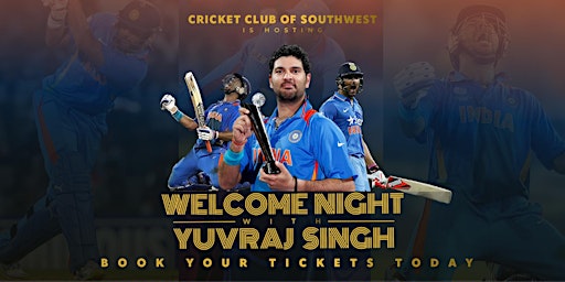 Immagine principale di Southwest Cricket 2024 Welcome Night with Yuvraj Singh 