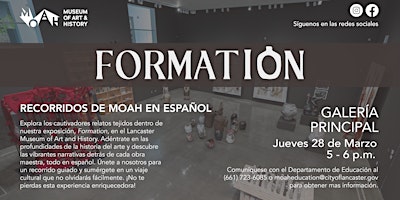 Recorrido Guiado en Español para Formation en MOAH primary image