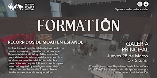 Immagine principale di Recorrido Guiado en Español para Formation en MOAH 