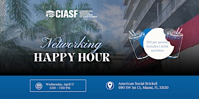 Imagem principal do evento CIASF Networking Happy Hour