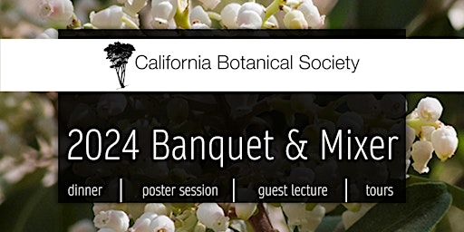 Imagem principal do evento California Botanical Society 2024 Banquet