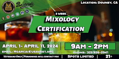 Mixology Course (April)