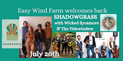 Immagine principale di Shadowgrass returns to EWF with Wicked Sycamore & The Tidewinders! 