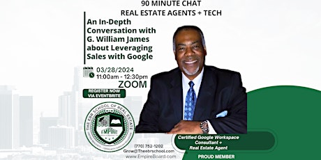 An In-Depth Conversation with G. William James about Leveraging Sales with Google