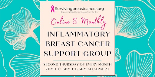 Imagem principal do evento Inflammatory  Breast Cancer Support Group