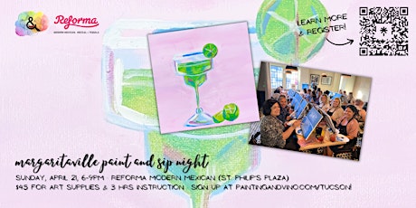 Margaritaville Paint and Sip at Reforma Modern Mexican