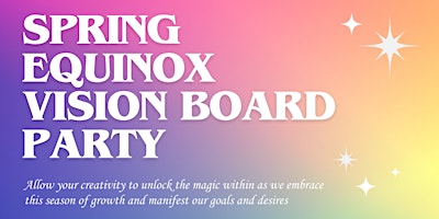 Imagem principal de Spring Equinox Vision Board Party