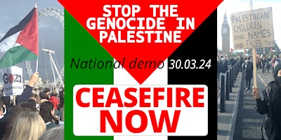 Primaire afbeelding van March 30th National Demo for Palestine - Transport from Portsmouth