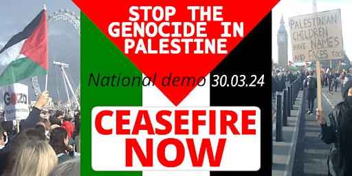 Imagem principal do evento March 30th National Demo for Palestine - Transport from Portsmouth