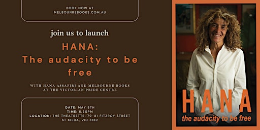 Immagine principale di Book Launch for HANA: The audacity to be free 