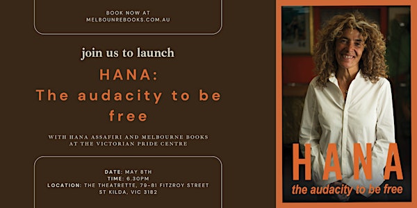 Book Launch for HANA: The audacity to be free
