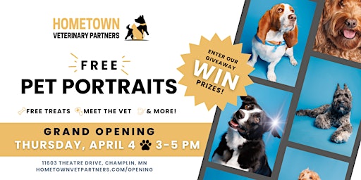 Free Pet Portraits at Grand Opening Event primary image