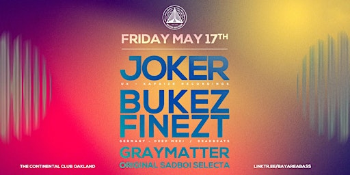 Immagine principale di BABS Productions Present: Joker, Bukez Finezt, GrayMatter & More 