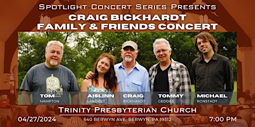 Image principale de Craig Bickhardt Family & Friends Concert