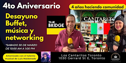 Hauptbild für 4to Aniversario The Bridge Canada