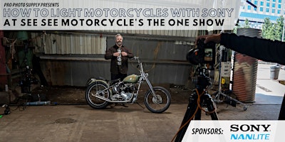 Imagem principal do evento How to Light Motorcycles with Sony at See See's The One Motorcycle Show