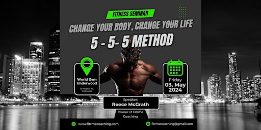 Imagen principal de Fitrme Coaching Seminar; 5 - 5 - 5 Method