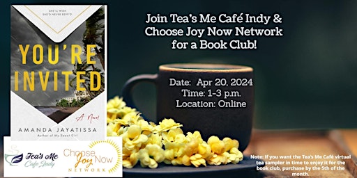 Imagem principal de Tea Time: Book Club: You’re invited by Amanda Jayatissa