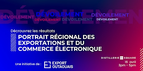 Dévoilement des résultats : Portrait régional des exportations