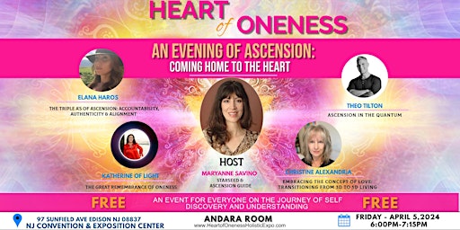An Evening of Ascension: Coming Home to the Heart primary image