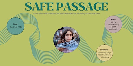 Safe Passage: An Art Show and Fundraiser for Nadin Abdullatif