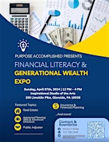 Imagem principal do evento Financial literacy and Generational Wealth Expo