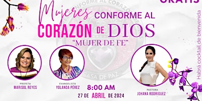 Imagem principal do evento Mujeres Conforme al Corazón de Dios