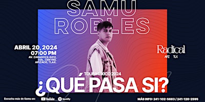 Imagem principal do evento Samu Robles en concierto