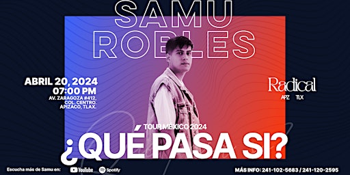 Image principale de Samu Robles en concierto