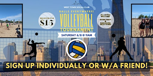Imagem principal do evento Balls Everywhere! Beach Volleyball Tournament