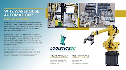 Why Warehouse Automation?   Lunch & Learn