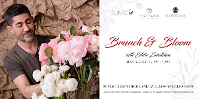 BRUNCH & BLOOM - Mediterranean Lunch and Flower Crafting Experience primary image