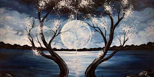 Imagen principal de I Love You to the Moon - Date Night - Paint and Sip by Classpop!™