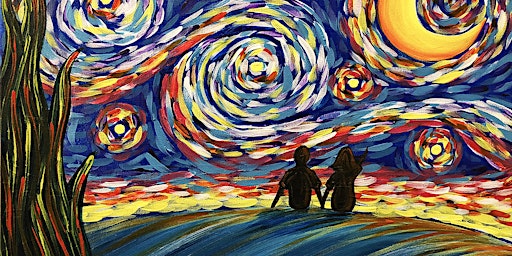 Starry Night Star Gazing - Paint and Sip by Classpop!™ primary image