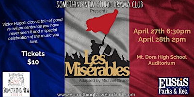 Imagem principal de Les Misérables - Presented by Something New Studio Youth Drama Club