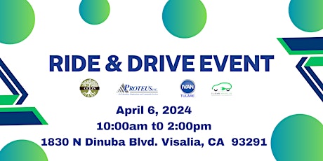 Electric Vehicle Ride & Drive Event, in Visalia, CA