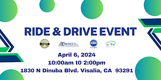 Primaire afbeelding van Electric Vehicle Ride & Drive Event, in Visalia, CA