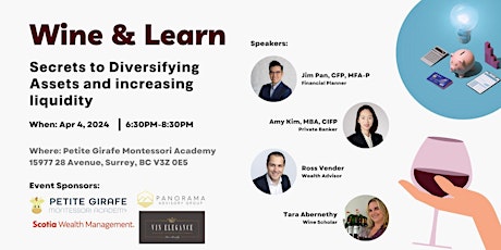 Wine & Learn Social: Wine Tasting, Diversify Assets, Increase Liquidity.
