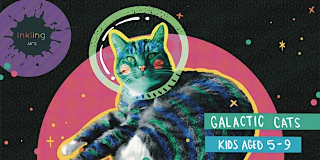 Imagem principal do evento Galactic Cats -  Kids Art Workshop (Lower Primary)